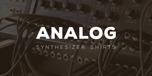 Analog modular synthesizer shirts